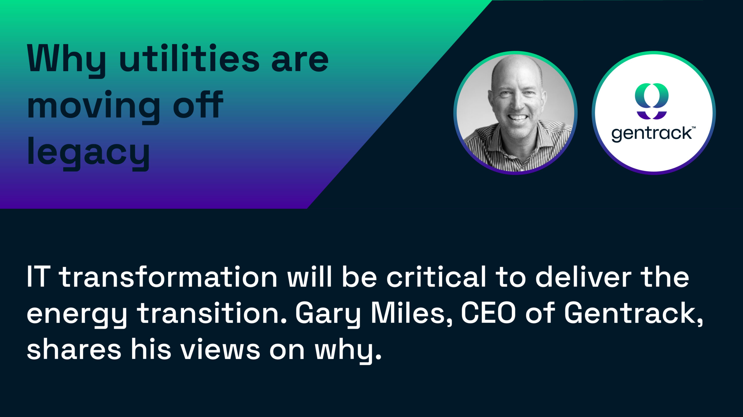 Why utilities are moving off legacy